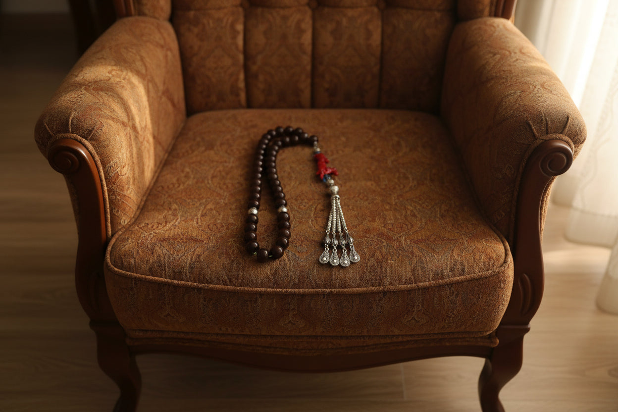 TESBİH KÜRE KESİM SIKMA KEHRİBAR